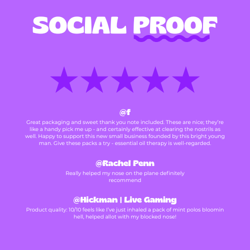 Customer testimonial and 5-star review graphic showcasing real user experiences with Sniffables Softwhoosh for nighttime relaxation and sleep prep.