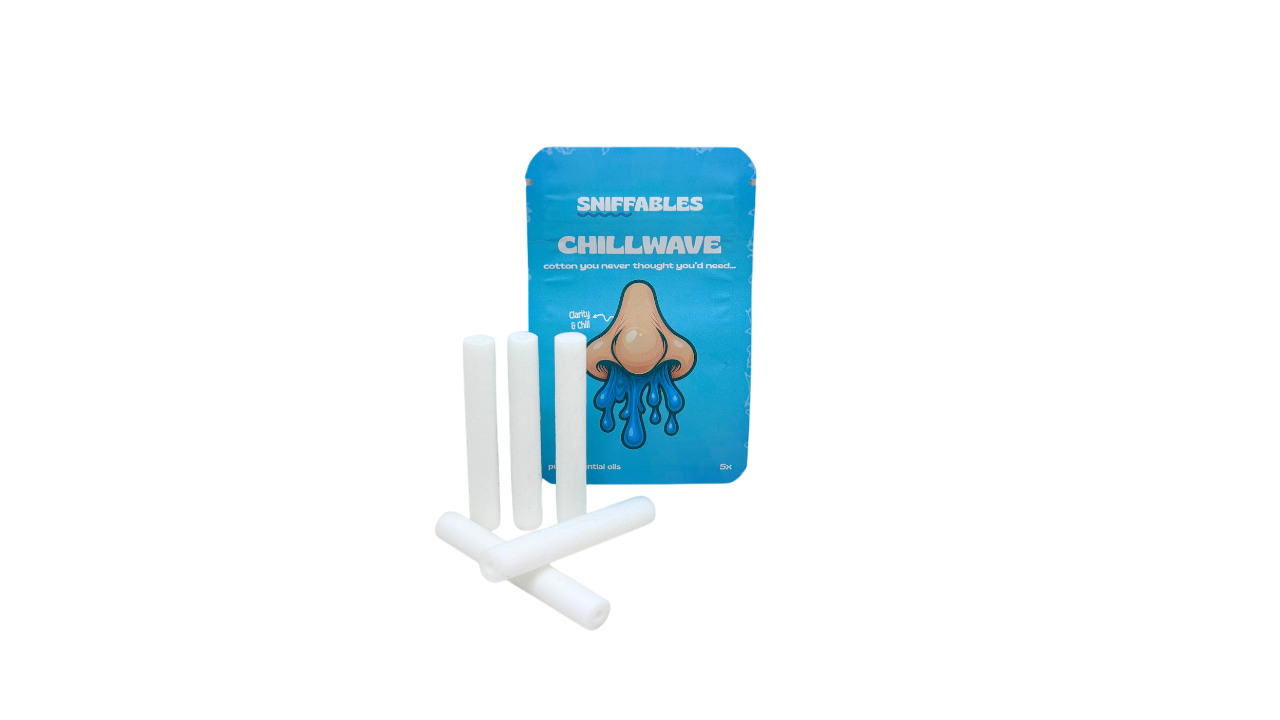1 Pack Chill Wave - Aroma Sniff Stick, Instant Clarity & Chill