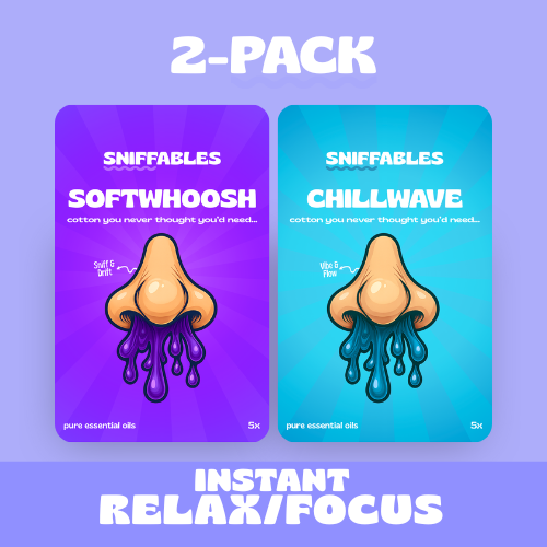 Focus & Relax Aromatherapy Inhaler 2-Pack