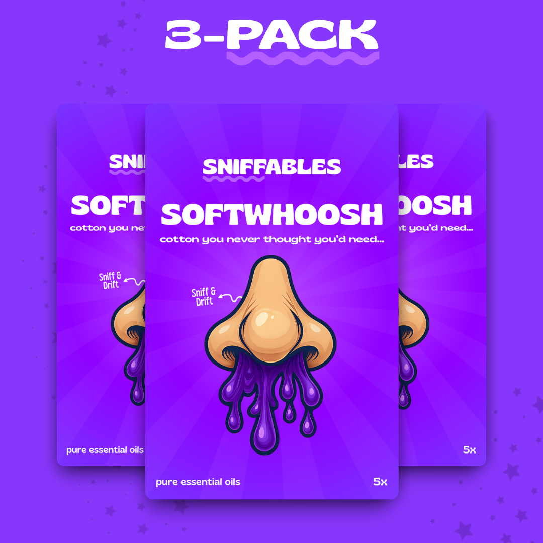 3 Pack SoftWhoosh - Aroma Sniff Stick, Instant Sniff & Drift