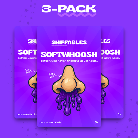 3 Pack SoftWhoosh - Aroma Sniff Stick, Instant Sniff & Drift