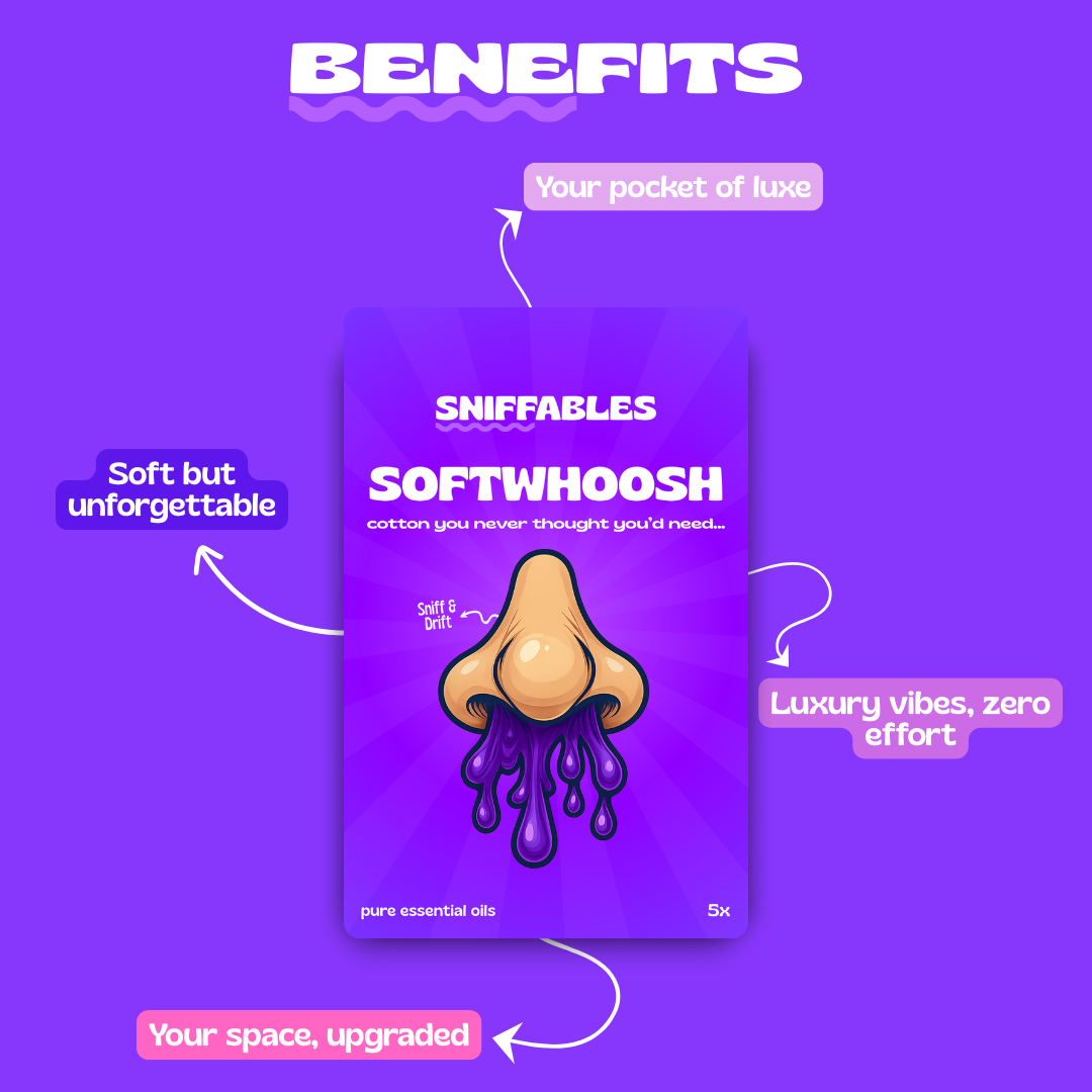 1 Pack SoftWhoosh - Aroma Sniff Stick, Instant Sniff & Drift